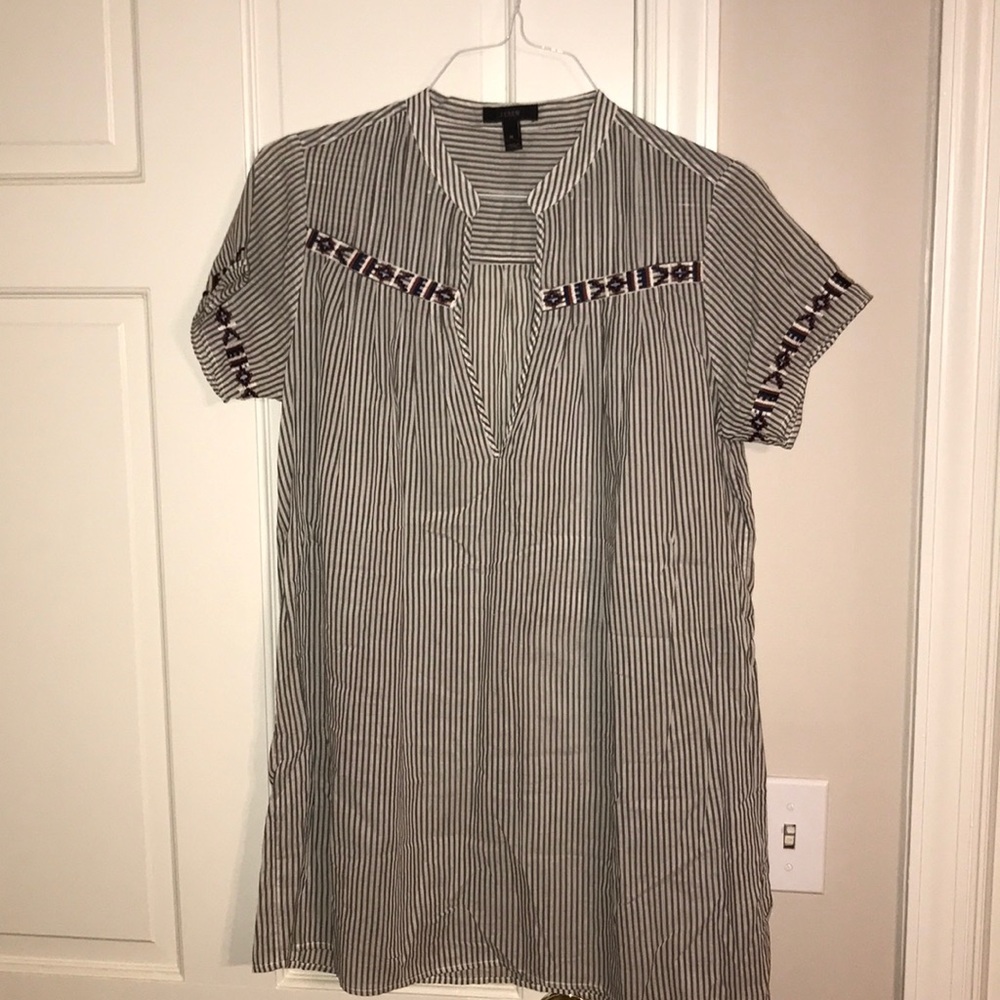 J. Crew striped tunic/dress